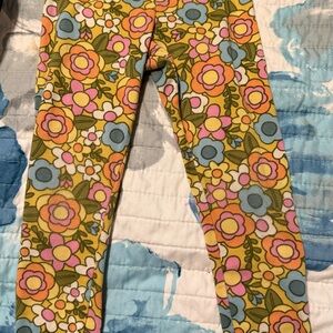 Colorful Floral Kids Leggings